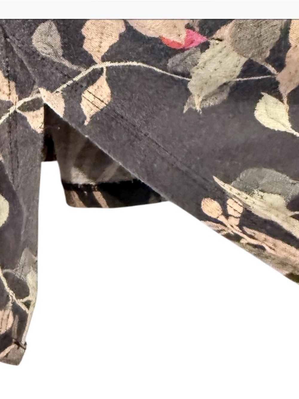 Johnny Was Graceful Drape women’s XL multicolored floral tunic with a bird print - Picture 3 of 6